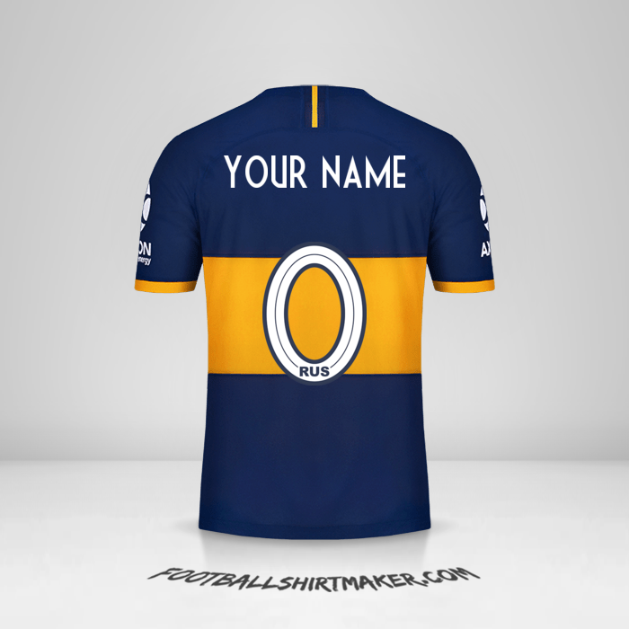 Shirt Boca Juniors 2019/20 -  your name - 0