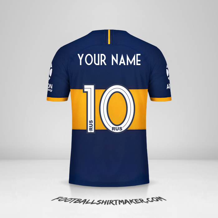 Boca Juniors 2019/20 shirt number 10 your name