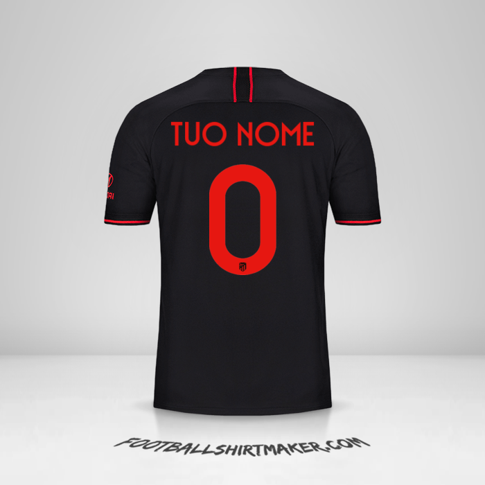 Maglia Atletico Madrid 2019/20 Cup II -  tuo nome - 0