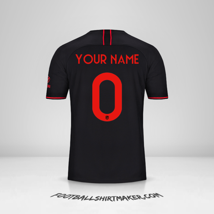 Shirt Atletico Madrid 2019/20 Cup II -  your name - 0