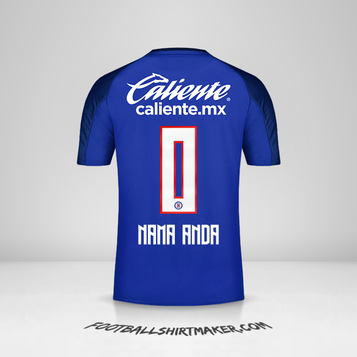 Jersey Cruz Azul 2019/20 -  nama anda - 0