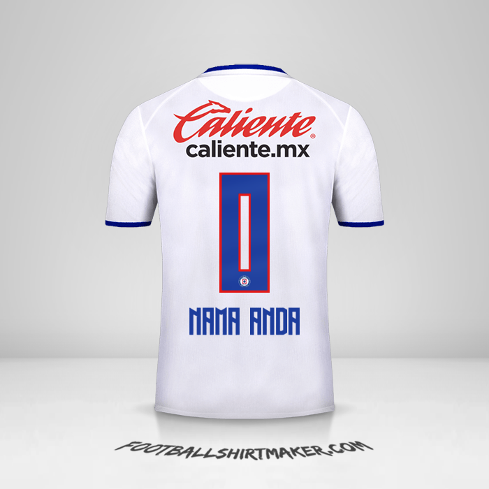 Jersey Cruz Azul 2019/20 II -  nama anda - 0