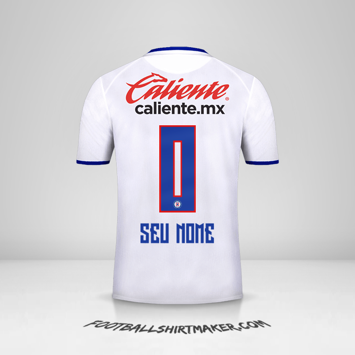 Camisa Cruz Azul 2019/20 II -  seu nome - 0