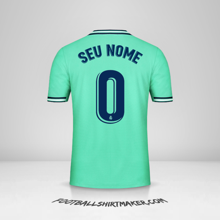 Camisa Real Madrid CF 2019/20 III -  seu nome - 0