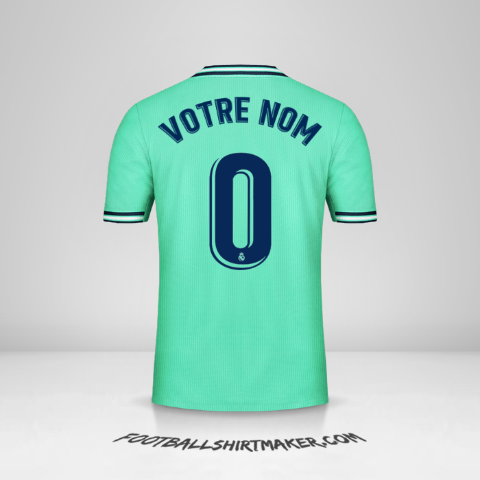 Maillot Real Madrid CF 2019/20 III -  votre nom - 0