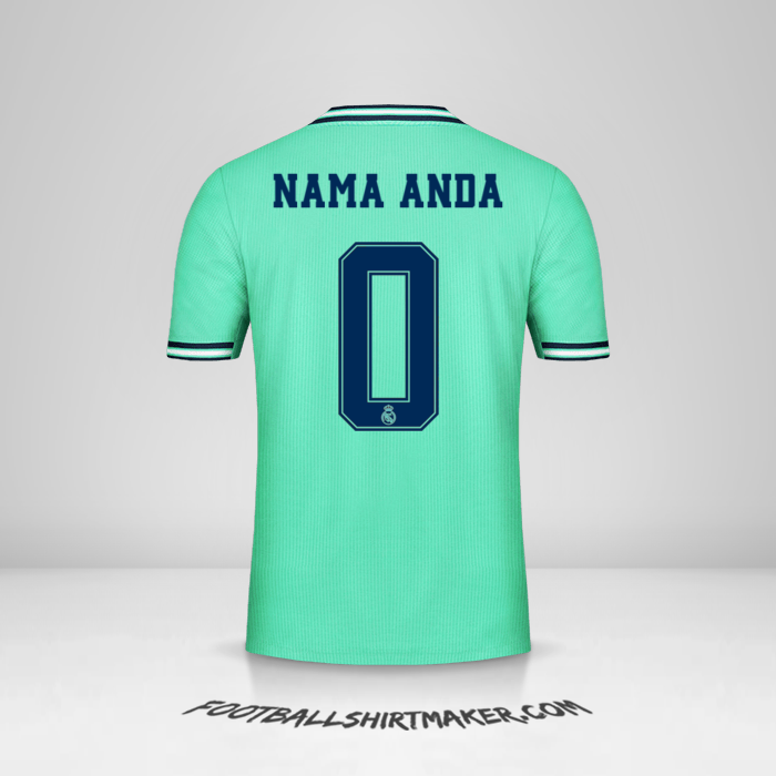 Jersey Real Madrid CF 2019/20 Cup III -  nama anda - 0