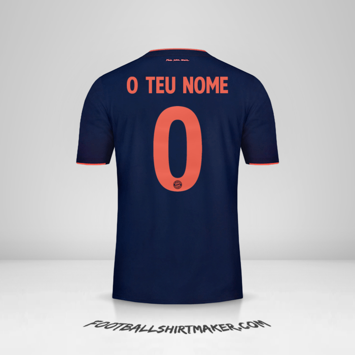 Camisola FC Bayern Munchen 2019/20 UCL -  o teu nome - 0