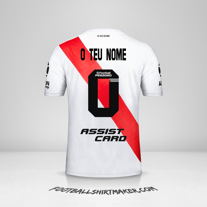 Camisola River Plate 2019/20 -  o teu nome - 0