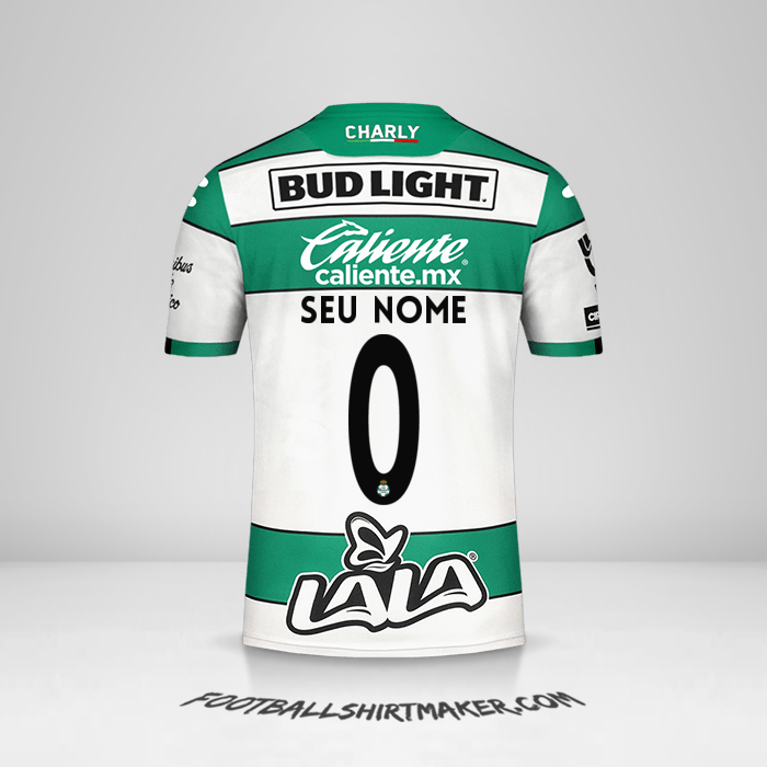 Camisa Santos Laguna 2019/20 -  seu nome - 0