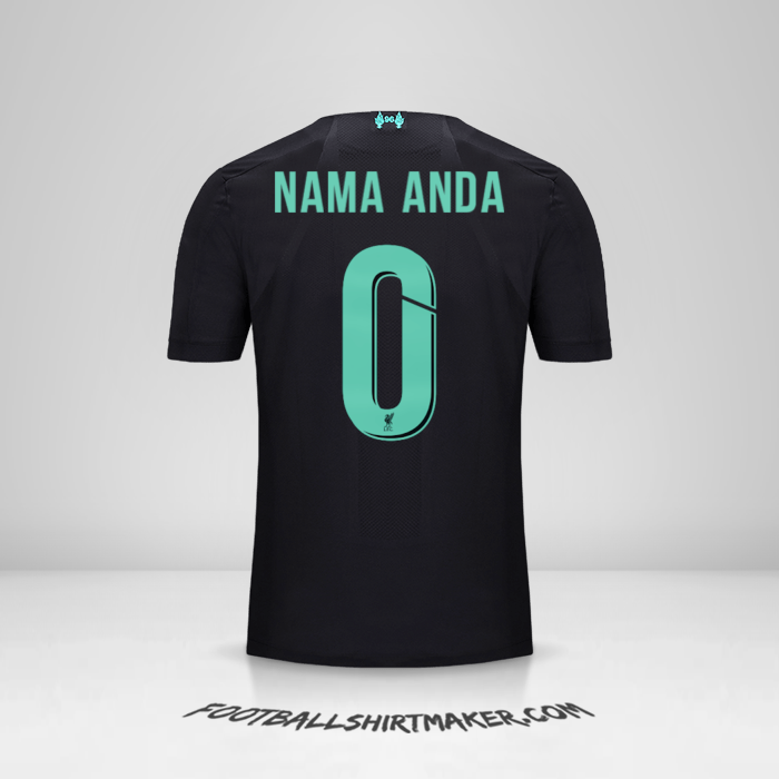 Jersey Liverpool FC 2019/20 Cup III -  nama anda - 0