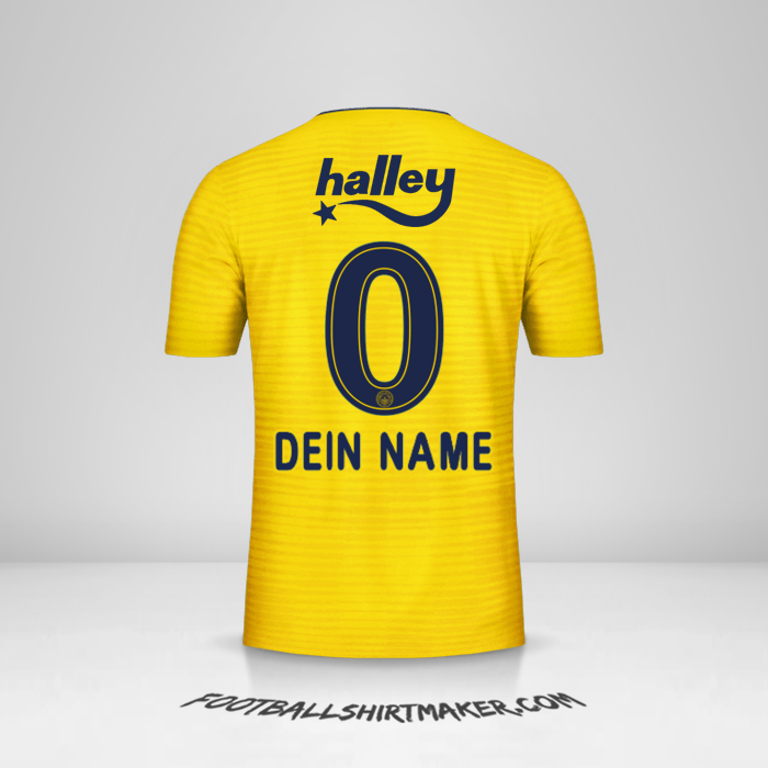 Trikot Fenerbahce SK 2019/20 II -  dein name - 0