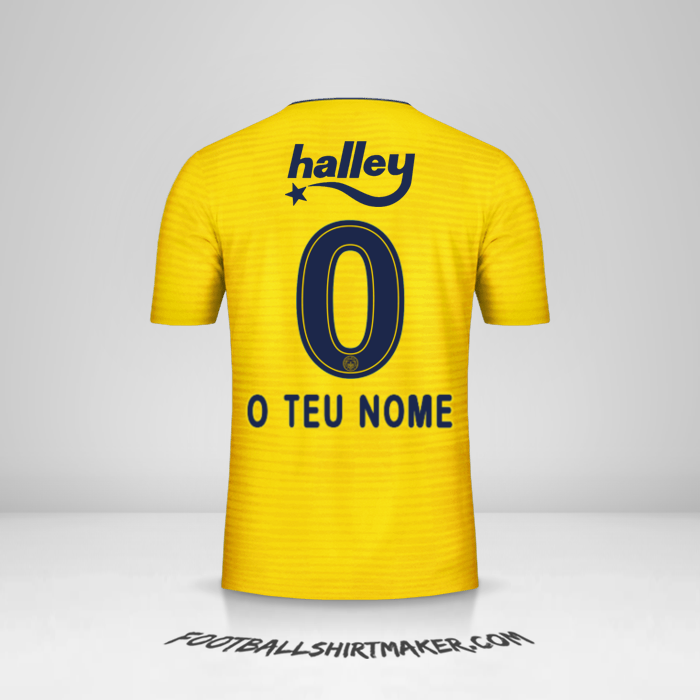 Camisola Fenerbahce SK 2019/20 II -  o teu nome - 0