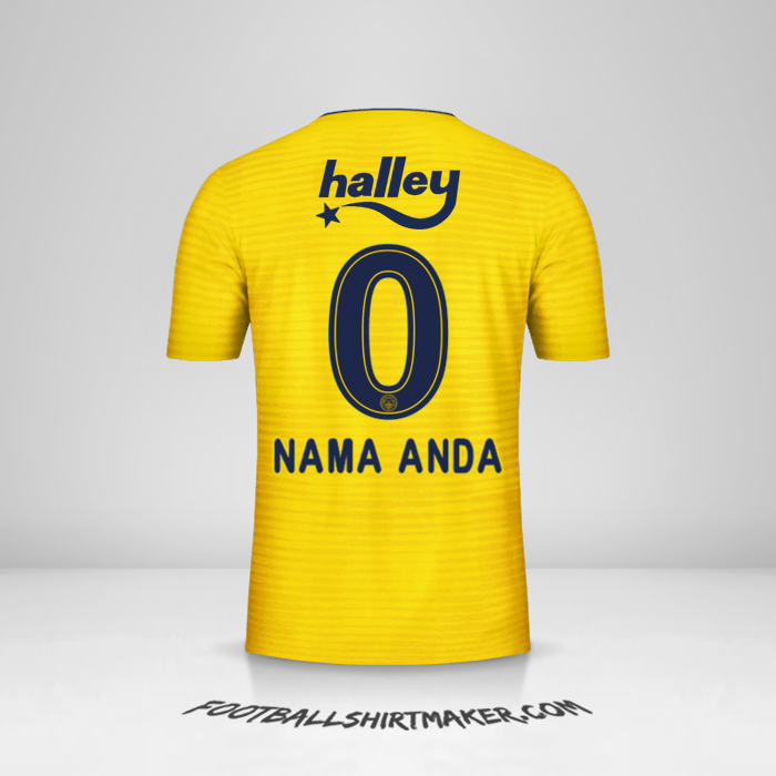 Jersey Fenerbahce SK 2019/20 II -  nama anda - 0