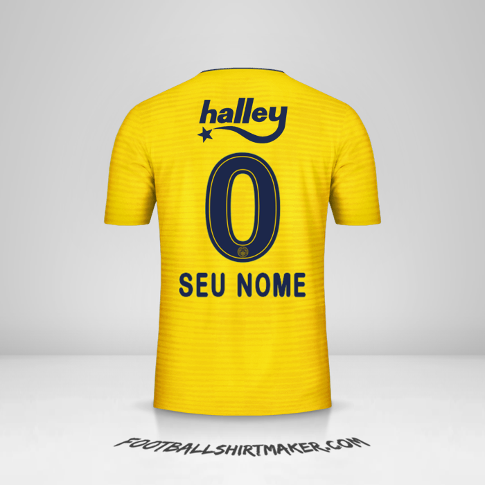 Camisa Fenerbahce SK 2019/20 II -  seu nome - 0