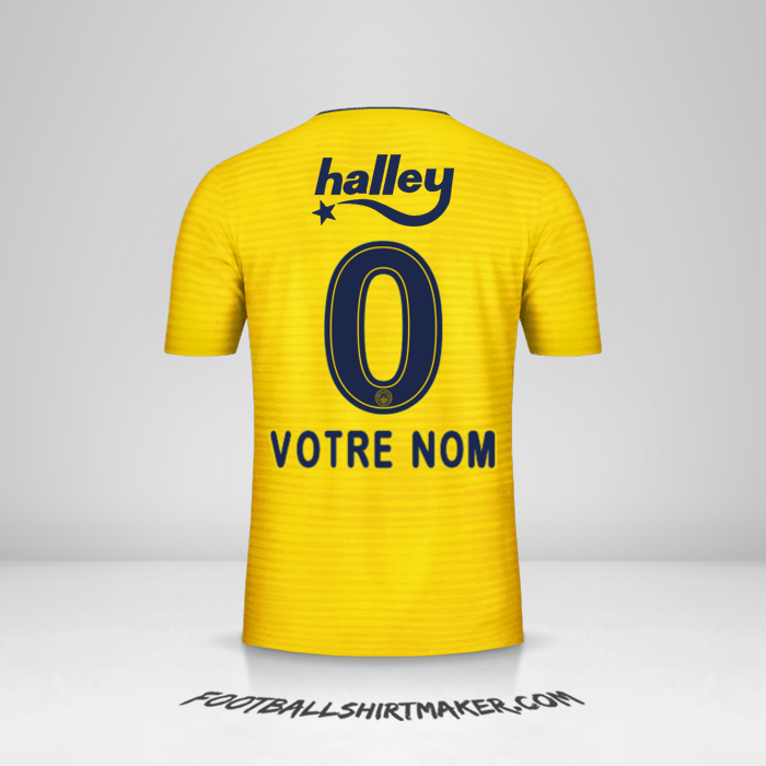 Maillot Fenerbahce SK 2019/20 II -  votre nom - 0