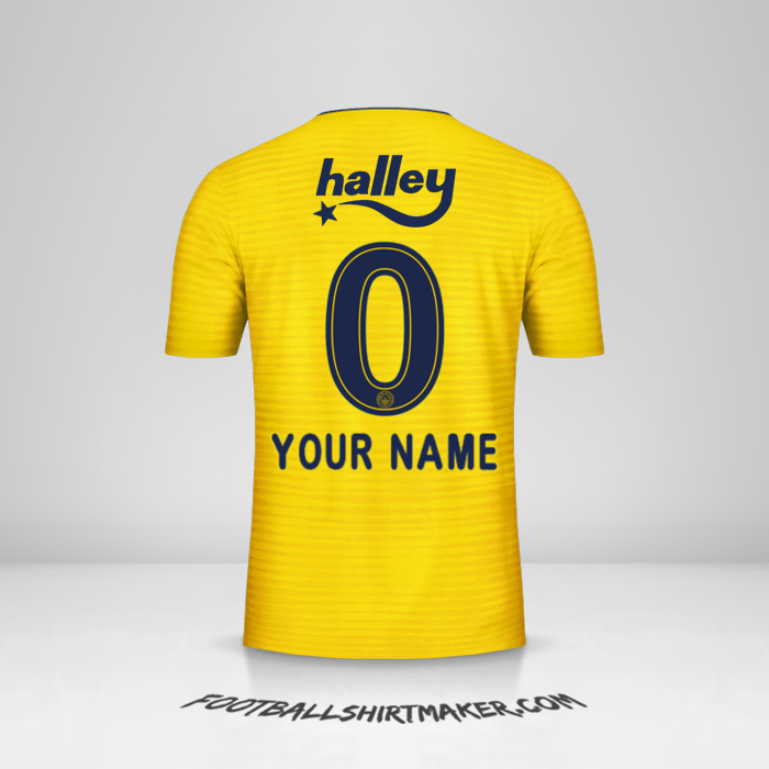 Fenerbahce SK 2019/20 II jersey number 0 your name