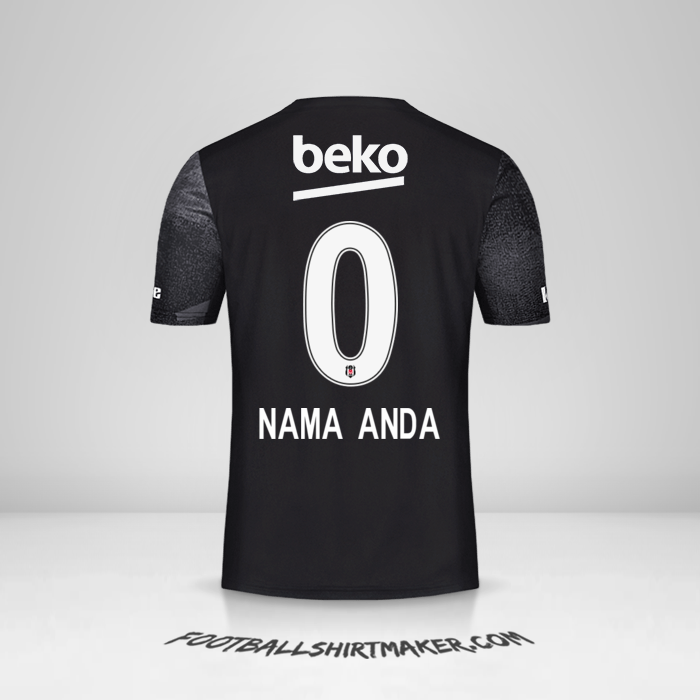 Jersey Besiktas JK 2019/20 II -  nama anda - 0