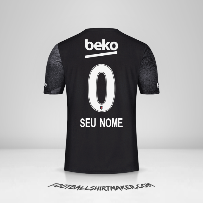 Camisa Besiktas JK 2019/20 II -  seu nome - 0