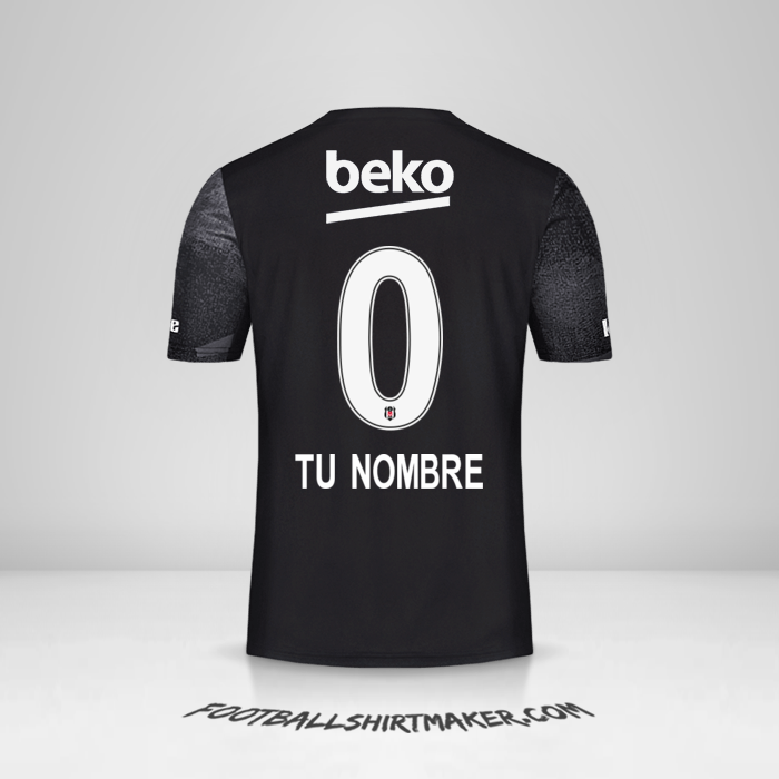 Camiseta Besiktas JK 2019/20 II -  tu nombre - 0