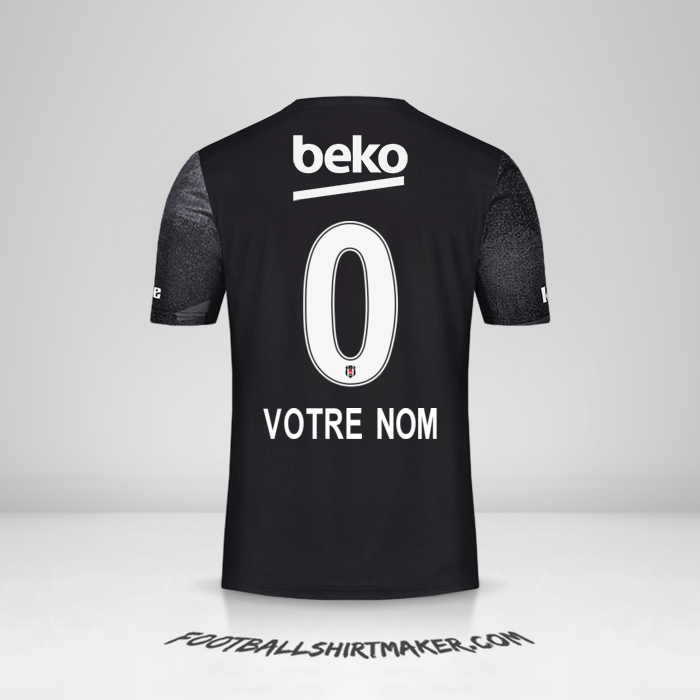 Maillot Besiktas JK 2019/20 II -  votre nom - 0