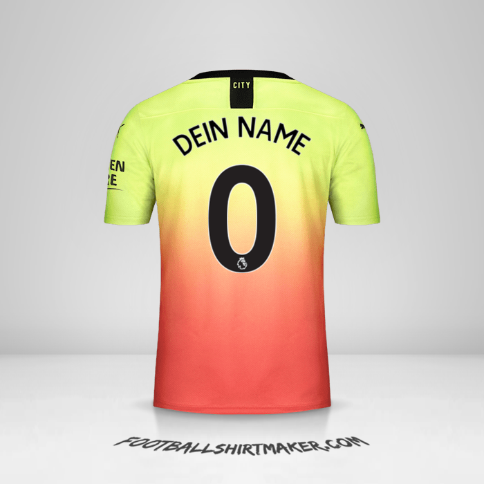 Trikot Manchester City 2019/20 III -  dein name - 0