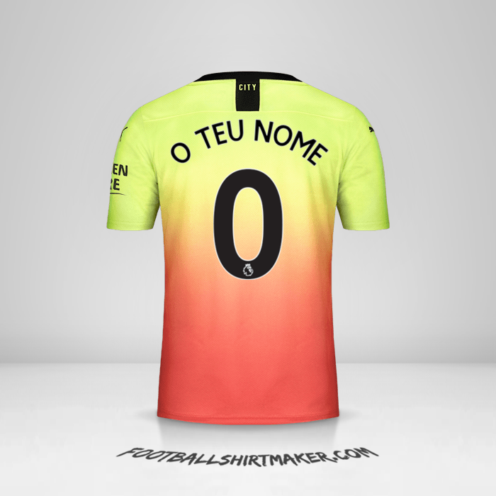 Camisola Manchester City 2019/20 III -  o teu nome - 0