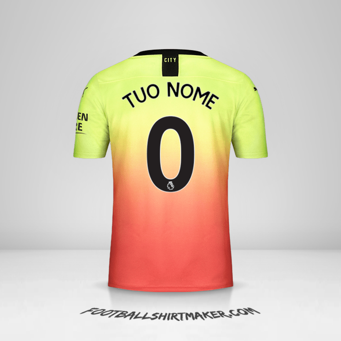 Maglia Manchester City 2019/20 III -  tuo nome - 0