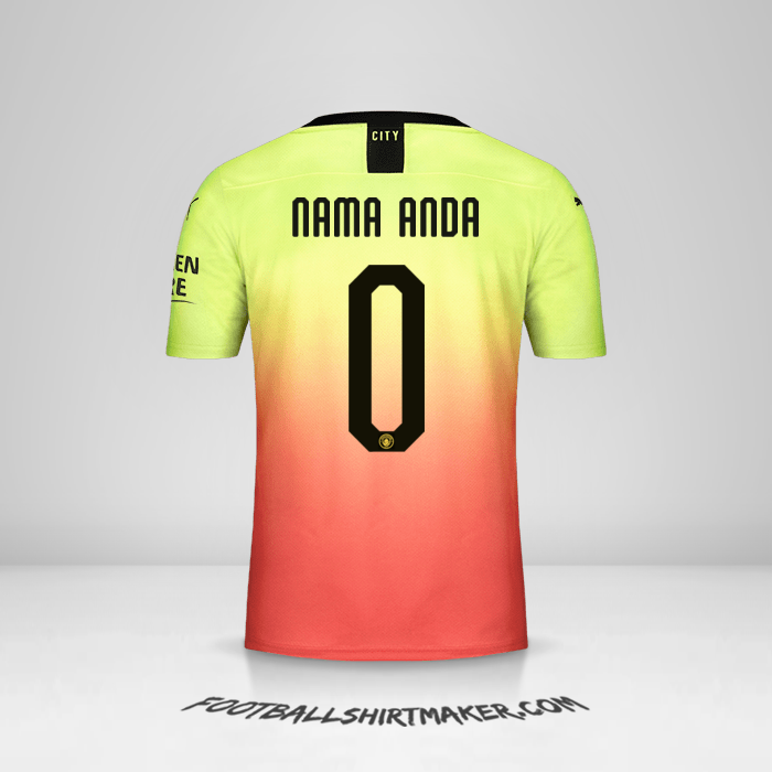 Jersey Manchester City 2019/20 Cup III -  nama anda - 0