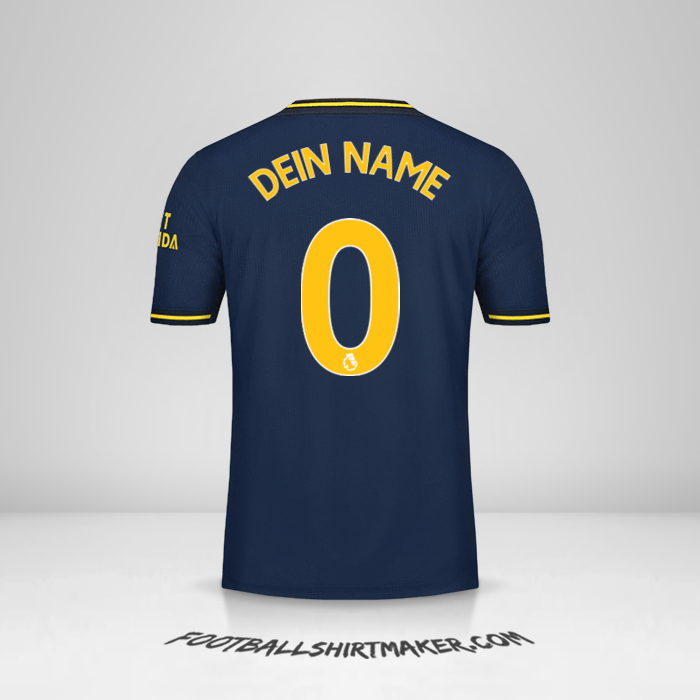 Trikot Arsenal 2019/20 III -  dein name - 0