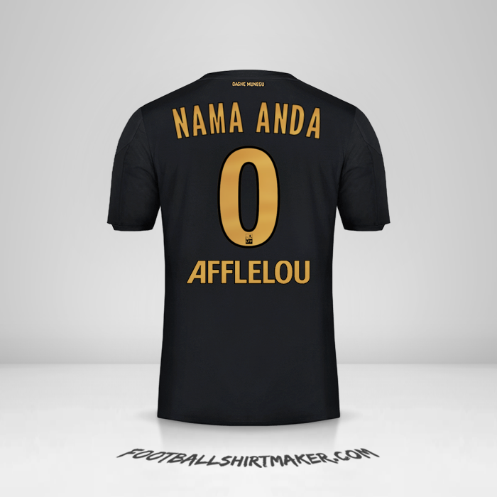 Jersey As Monaco 2019/20 II -  nama anda - 0