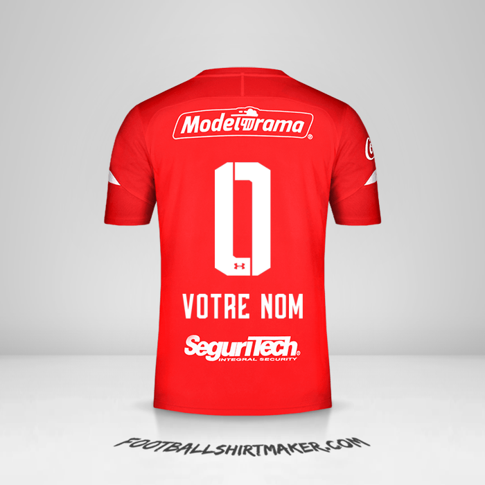 Maillot Toluca FC 2019/20 -  votre nom - 0