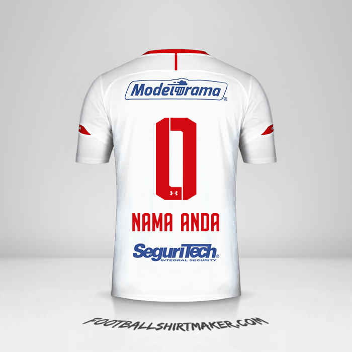 Jersey Toluca FC 2019/20 II -  nama anda - 0