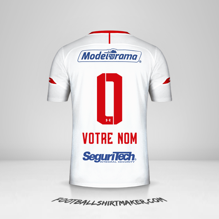 Maillot Toluca FC 2019/20 II -  votre nom - 0