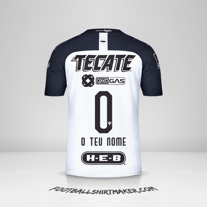 Camisola Monterrey 2019/20 II -  o teu nome - 0