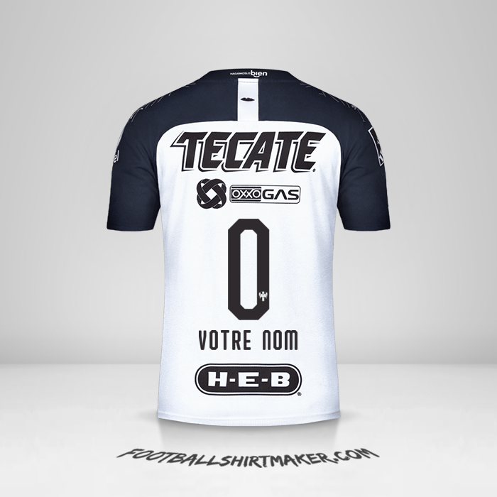 Maillot Monterrey 2019/20 II -  votre nom - 0