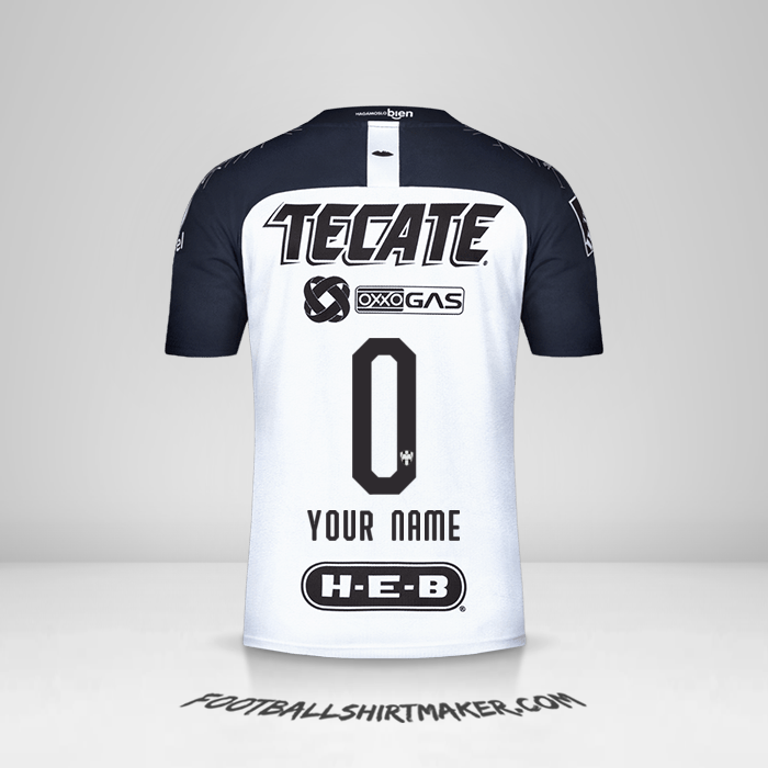 Jersey Monterrey 2019/20 II -  your name - 0