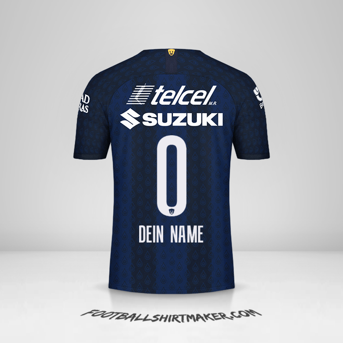 Trikot Pumas UNAM 2019/20 II -  dein name - 0