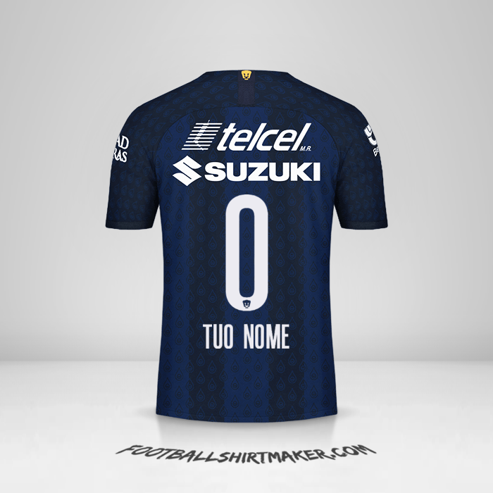 Maglia Pumas UNAM 2019/20 II -  tuo nome - 0