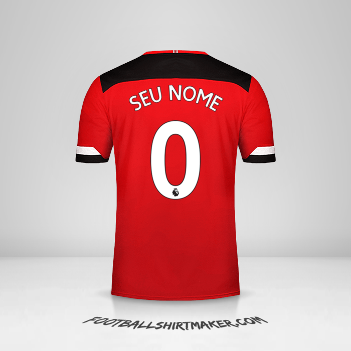 Camisa Southampton FC 2019/20 -  seu nome - 0