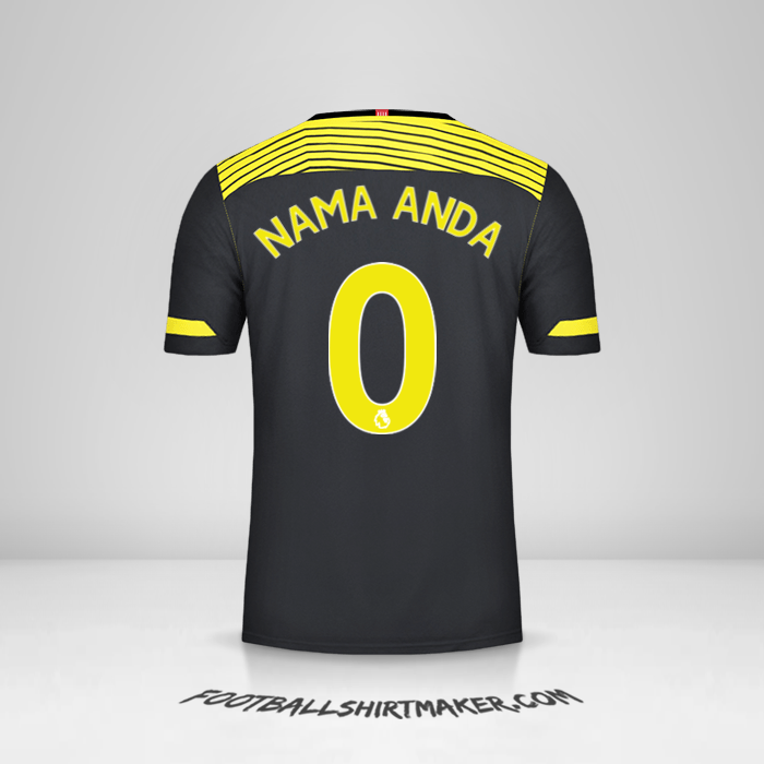 Jersey Southampton FC 2019/20 II -  nama anda - 0