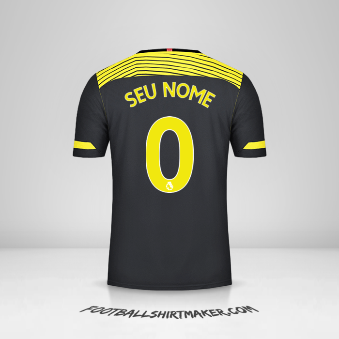 Camisa Southampton FC 2019/20 II -  seu nome - 0