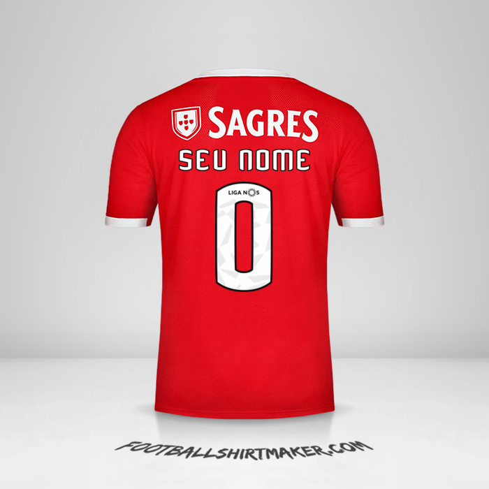 Camisa SL Benfica 2019/20 -  seu nome - 0