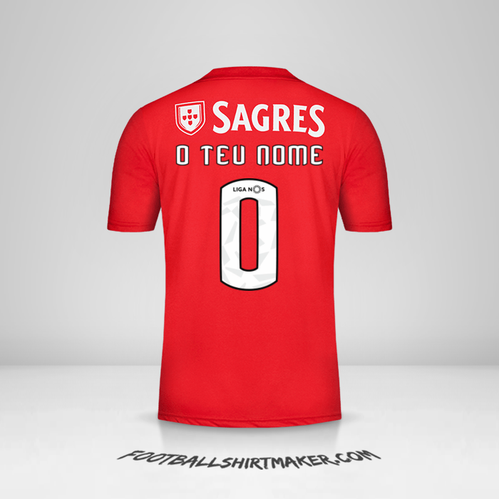 Camisola SL Benfica 2018/19 -  o teu nome - 0