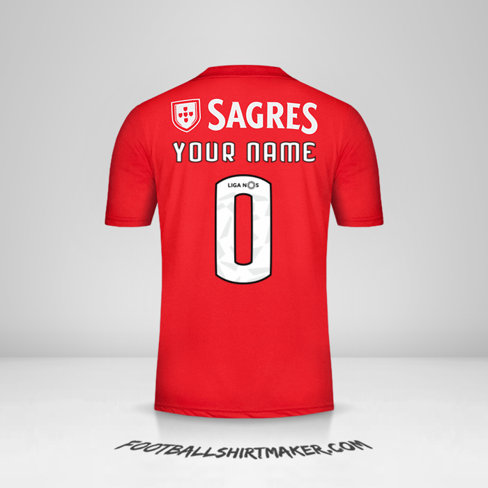 SL Benfica 2018/19 jersey number 0 your name