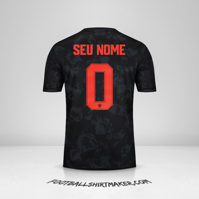 Camisa Manchester United 2019/20 Cup III -  seu nome - 0