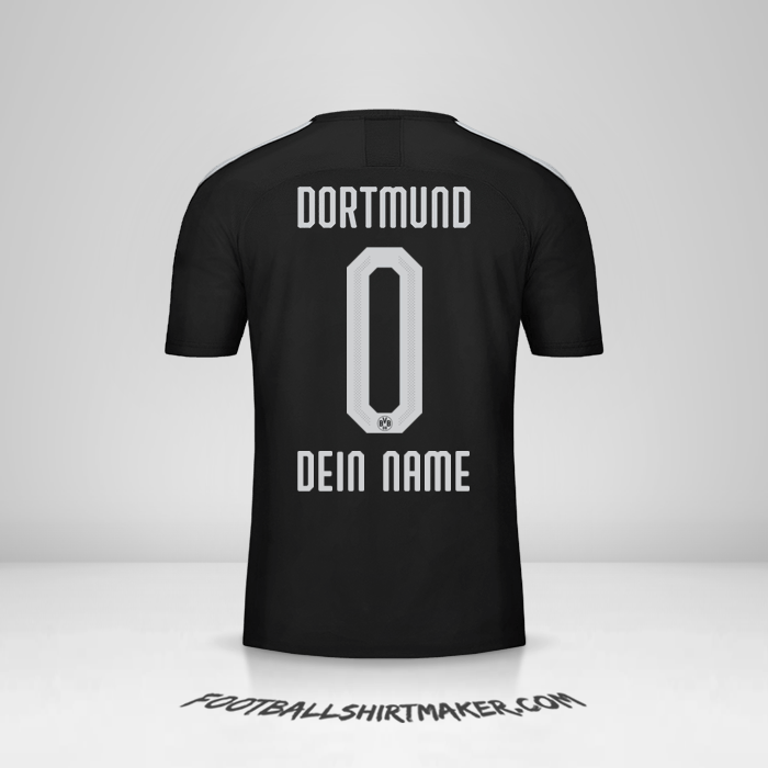 Trikot Borussia Dortmund 2019/20 II -  dein name - 0