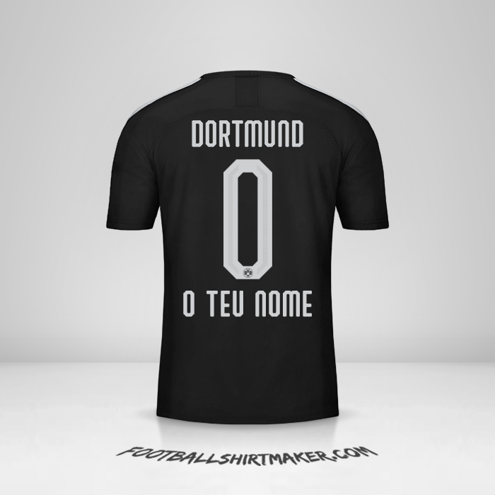 Camisola Borussia Dortmund 2019/20 II -  o teu nome - 0