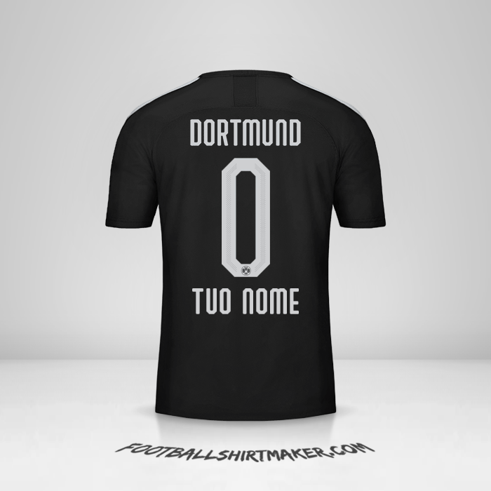 Maglia Borussia Dortmund 2019/20 II -  tuo nome - 0