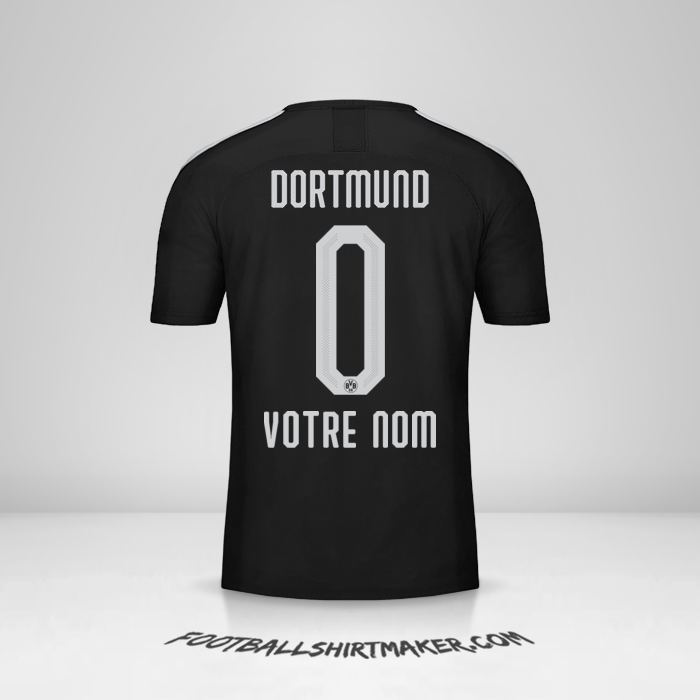 Maillot Borussia Dortmund 2019/20 II -  votre nom - 0