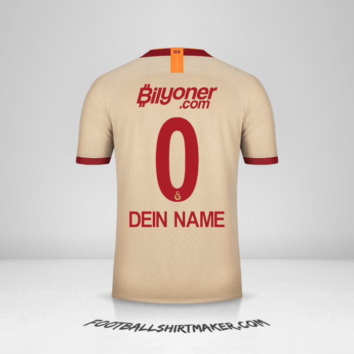 Trikot Galatasaray SK 2019/20 II -  dein name - 0